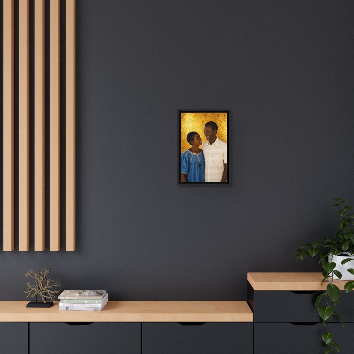 Cyprien Rugamba & Daphrose Rugamba icon on gallery-wrapped canvas, product photo 4