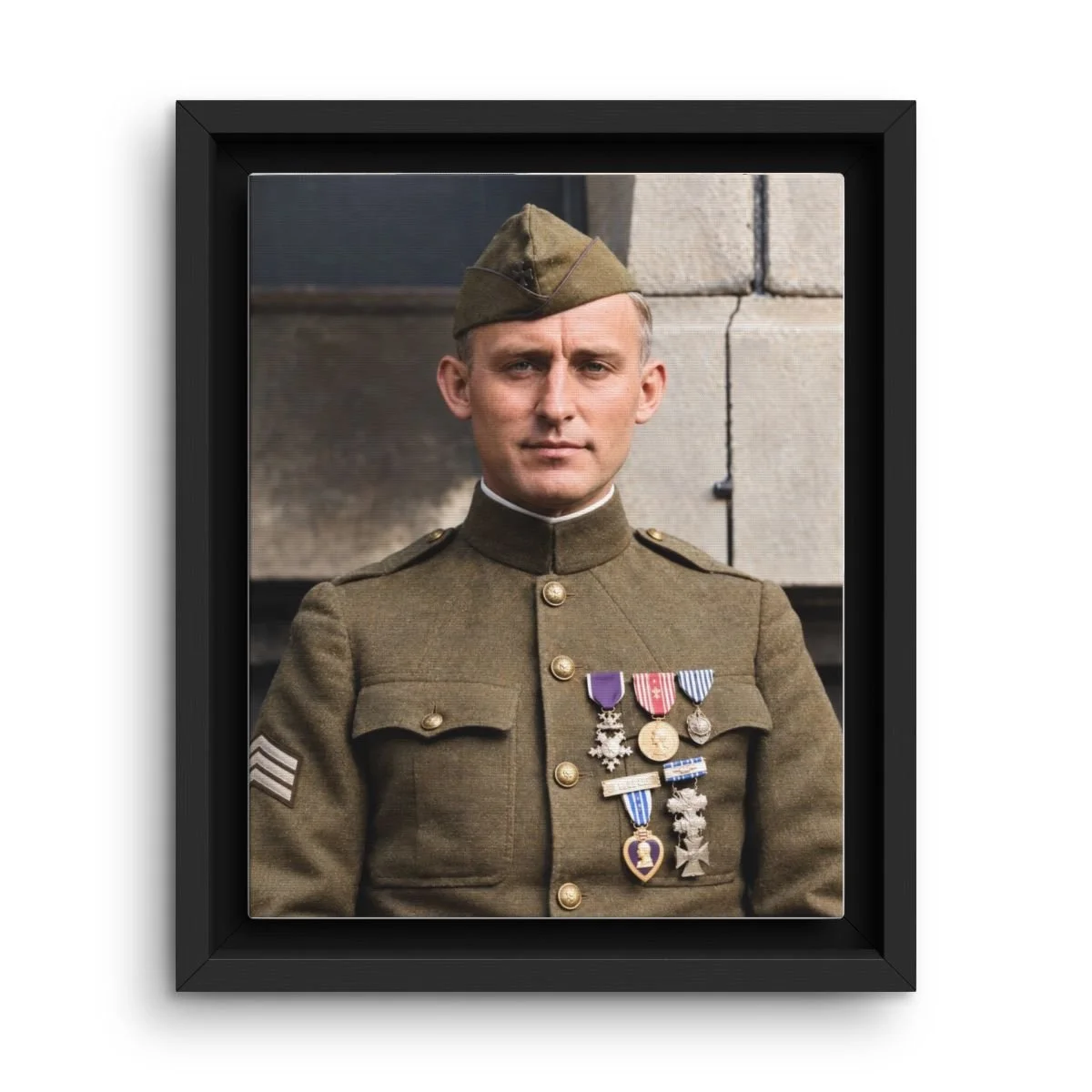 Servant of God Bernard John Quinn framed canvas icon print