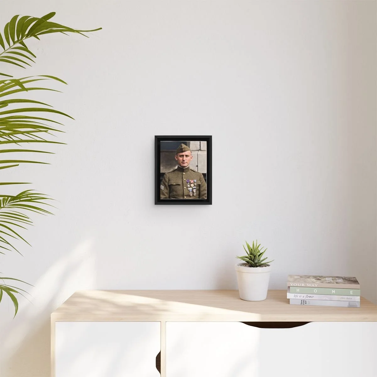 Servant of God Bernard John Quinn icon on gallery-wrapped canvas, product photo 3