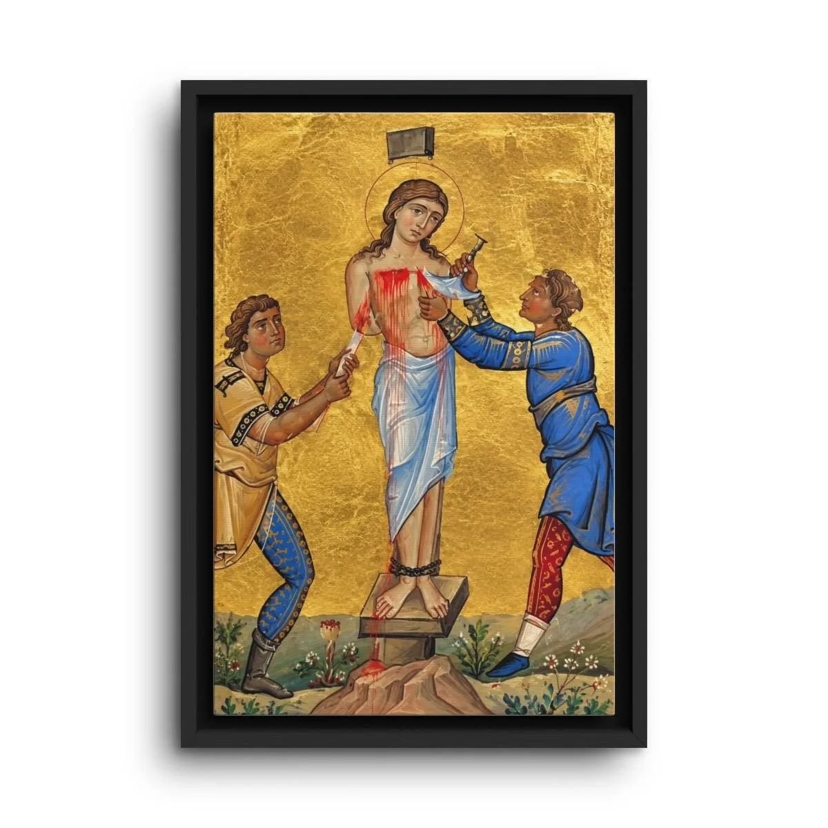 Saint Agatha framed canvas icon print