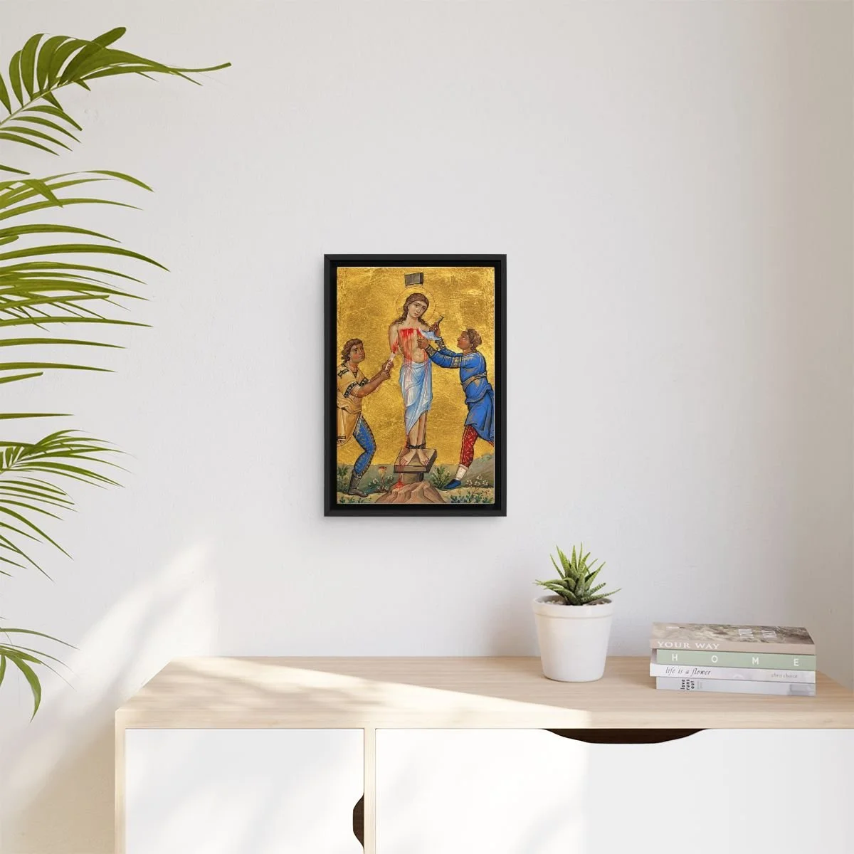 Saint Agatha icon on gallery-wrapped canvas, product photo 3