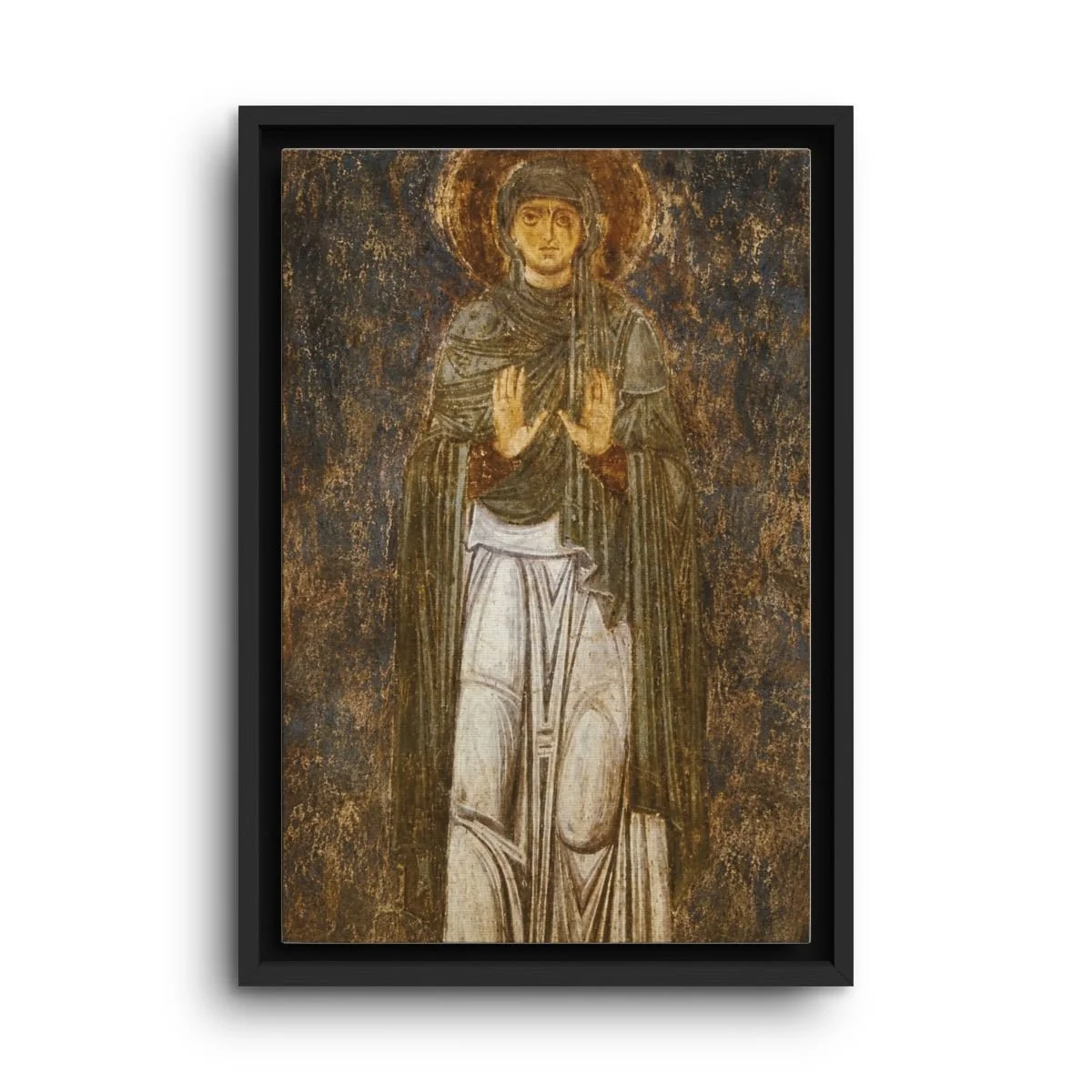 Saint Macrina the Younger framed canvas icon print
