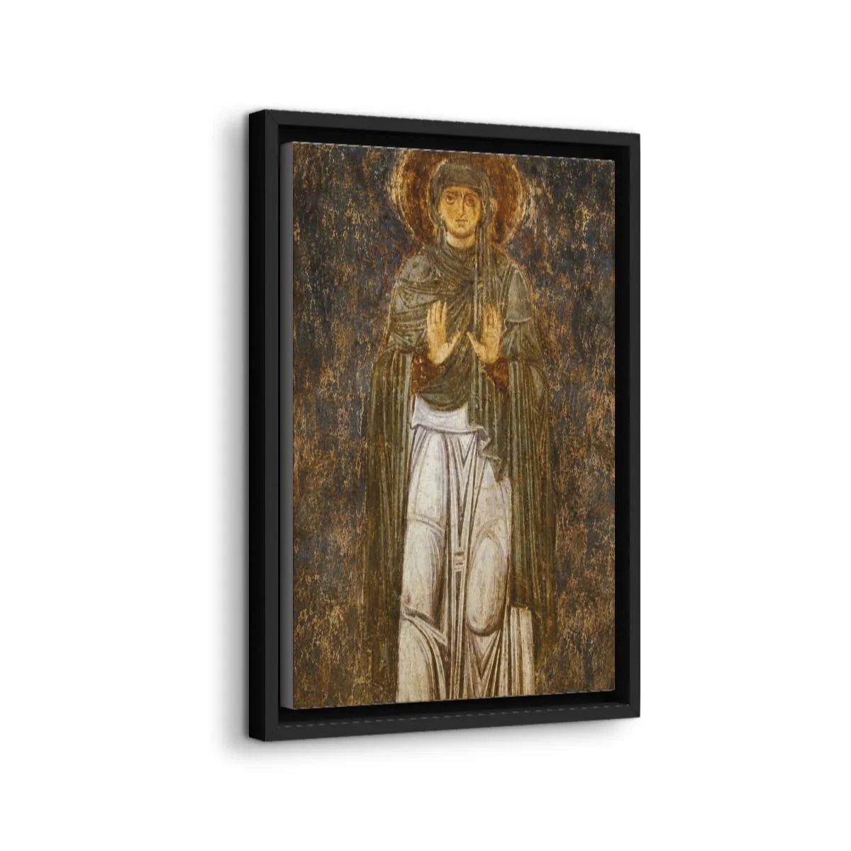 Saint Macrina the Younger icon on gallery-wrapped canvas, product photo 2