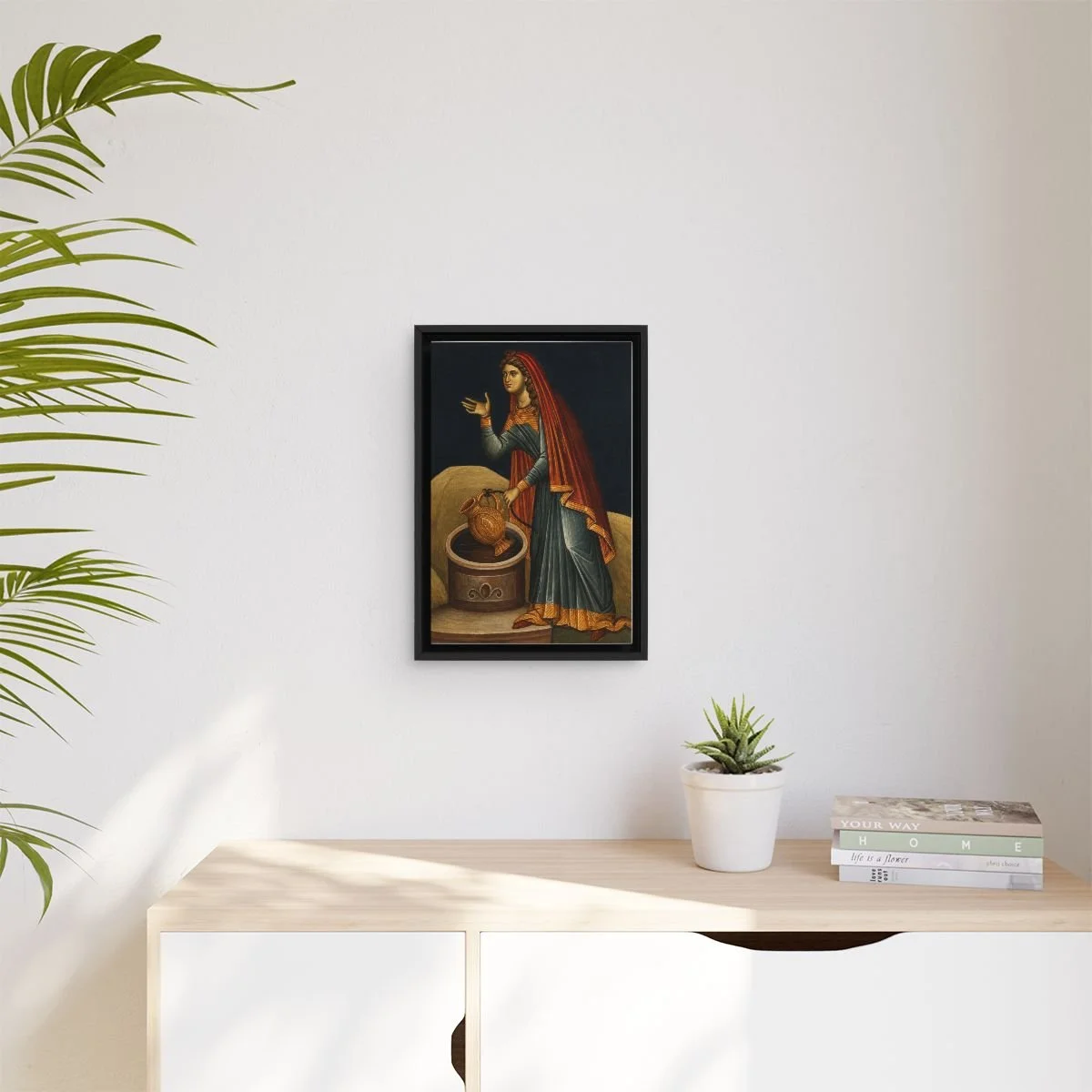 Saint Photini icon on gallery-wrapped canvas, product photo 3