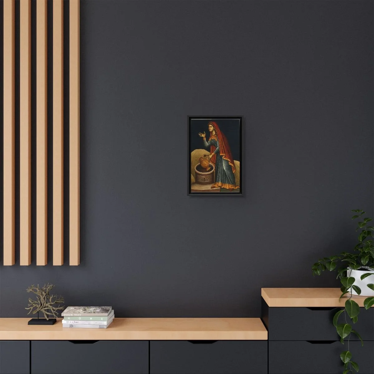Saint Photini icon on gallery-wrapped canvas, product photo 4