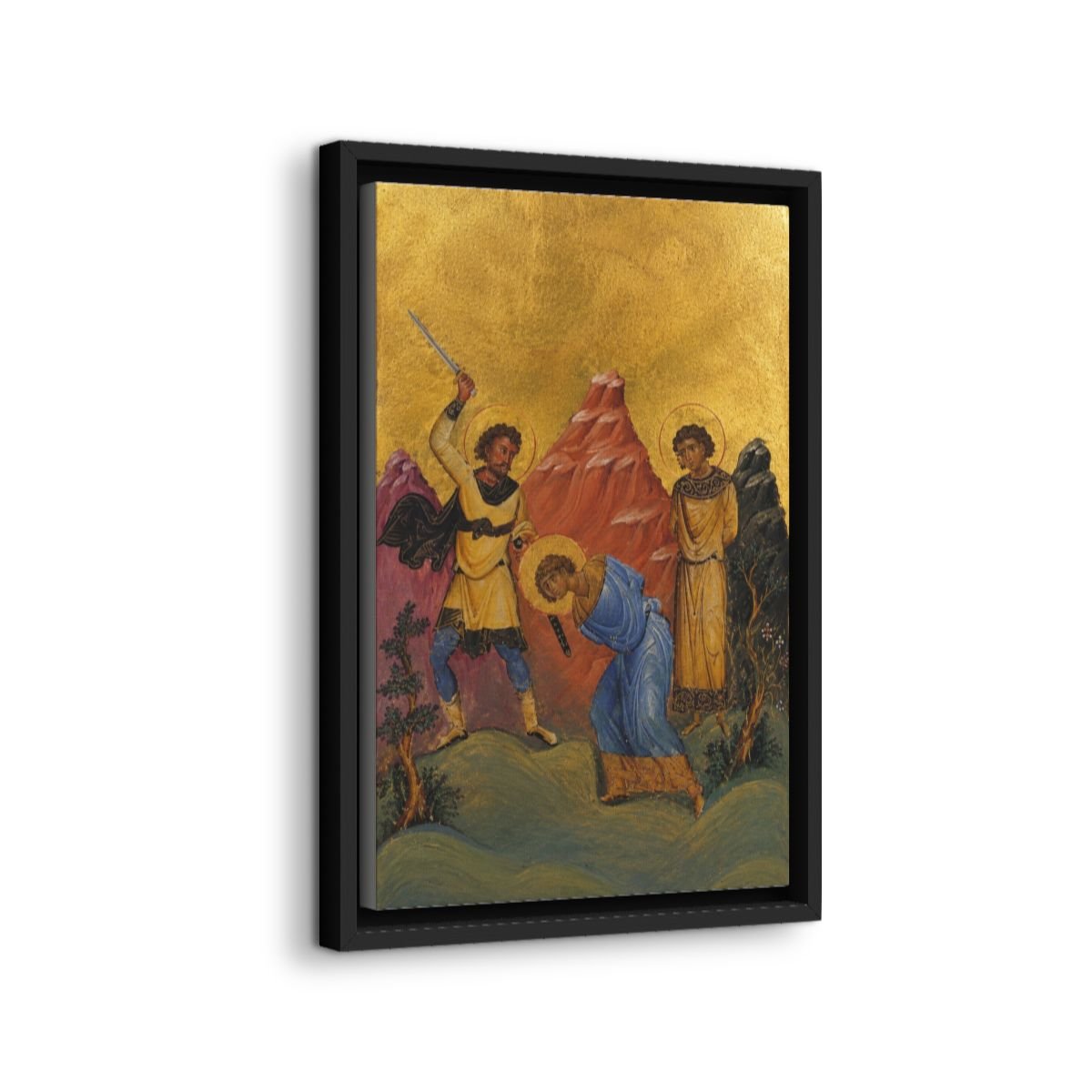 Sergius of Radonezh icon on gallery-wrapped canvas, product photo 2