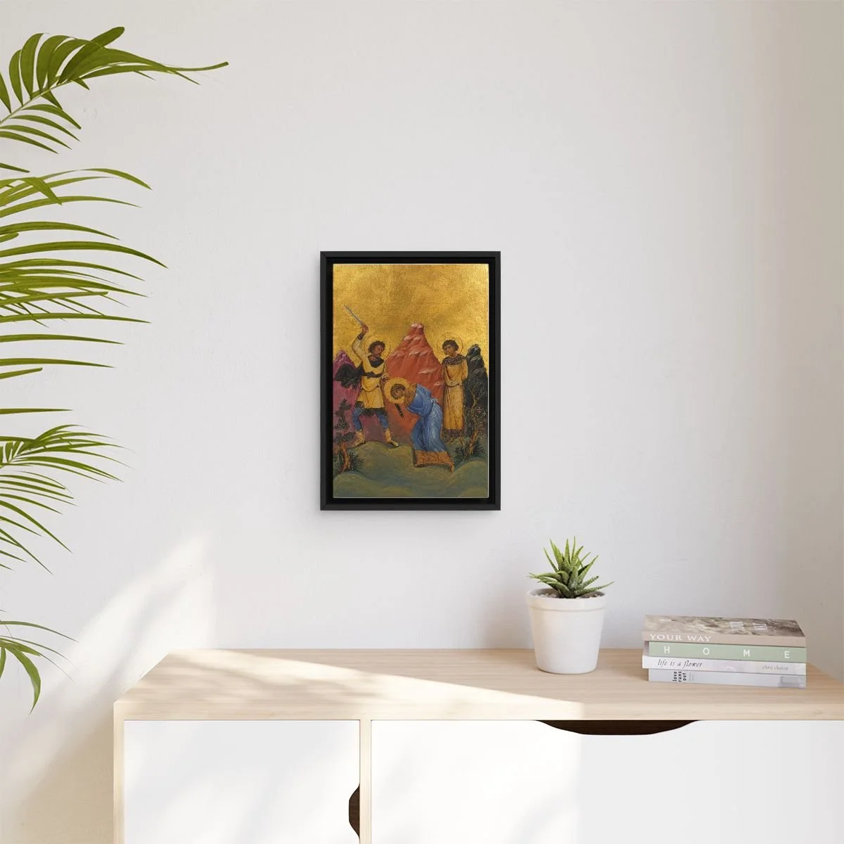 Sergius of Radonezh icon on gallery-wrapped canvas, product photo 3