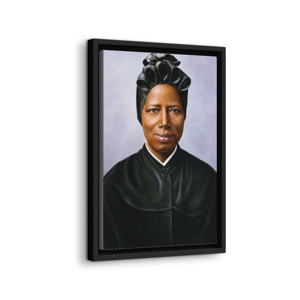 Saint Josephine Bakhita icon on gallery-wrapped canvas, product photo 2