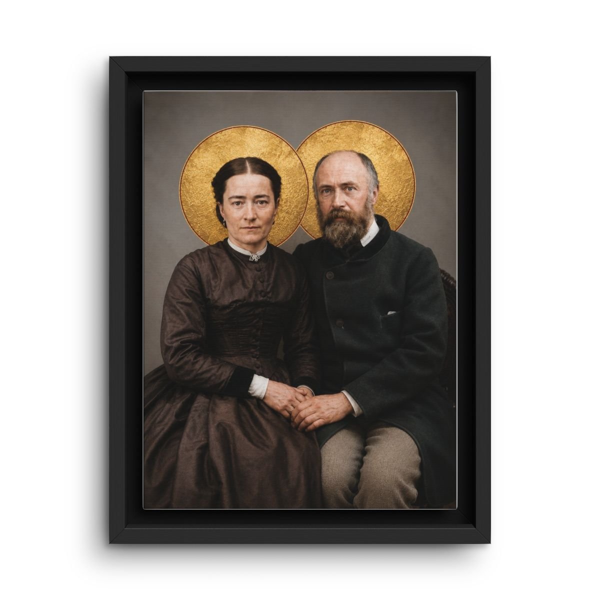 Saint Martin of Tours framed canvas icon print