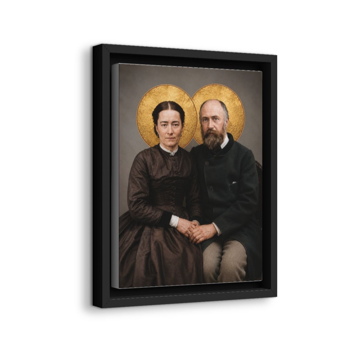 Saint Martin of Tours icon on gallery-wrapped canvas, product photo 2