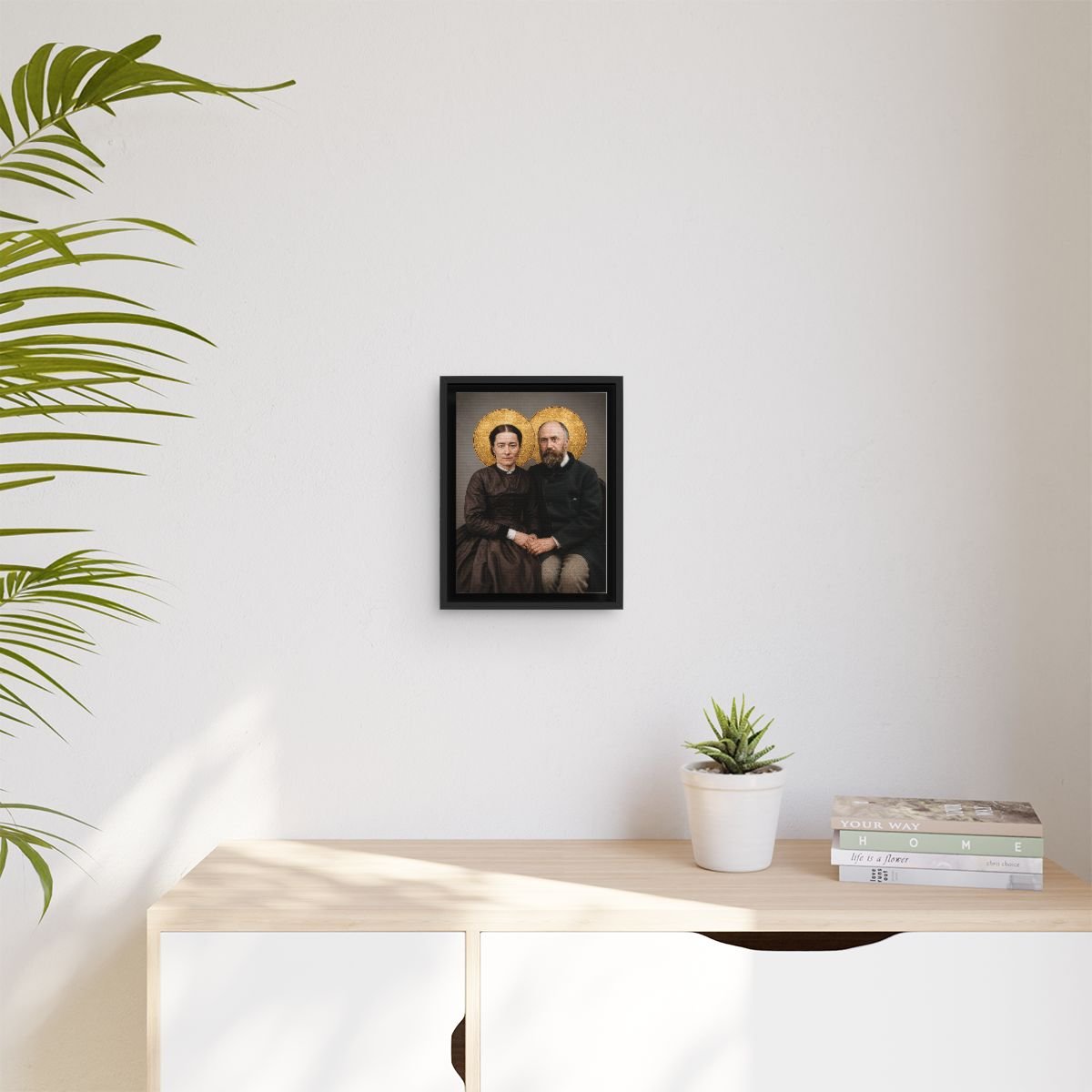 Saint Martin of Tours icon on gallery-wrapped canvas, product photo 3