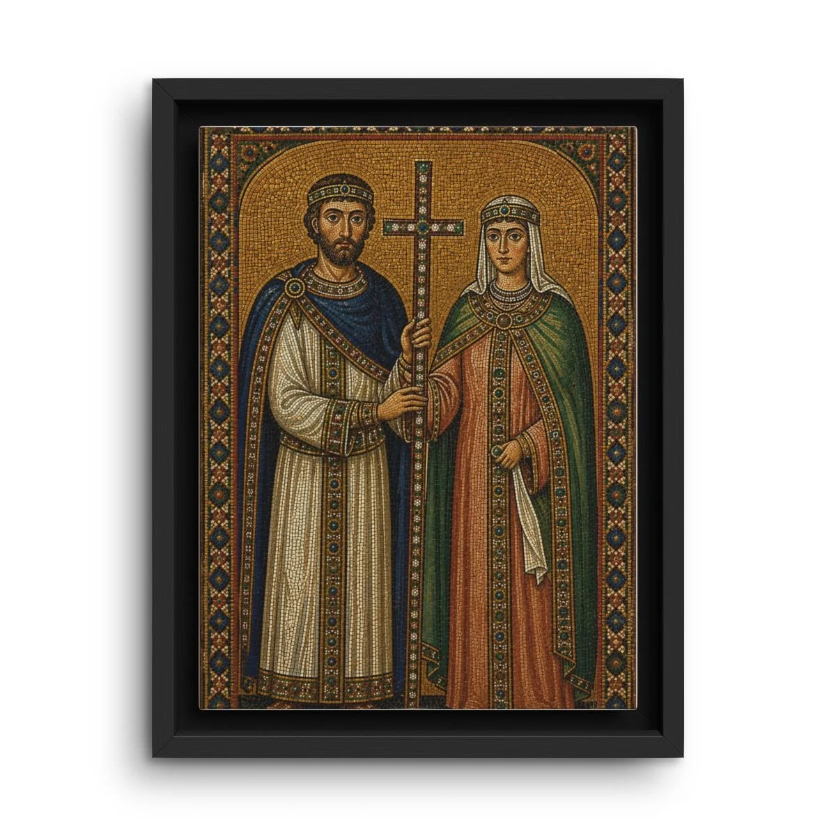 Saint Theodora of Alexandria framed canvas icon print