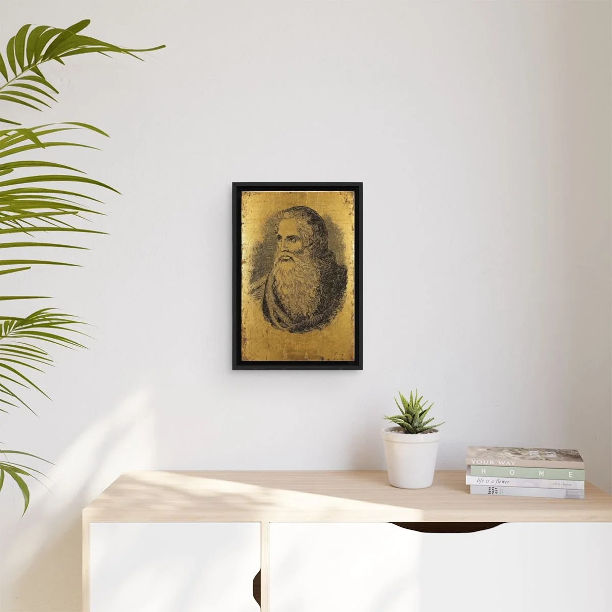 Saint Movses Khorenatsi icon on gallery-wrapped canvas, product photo 3