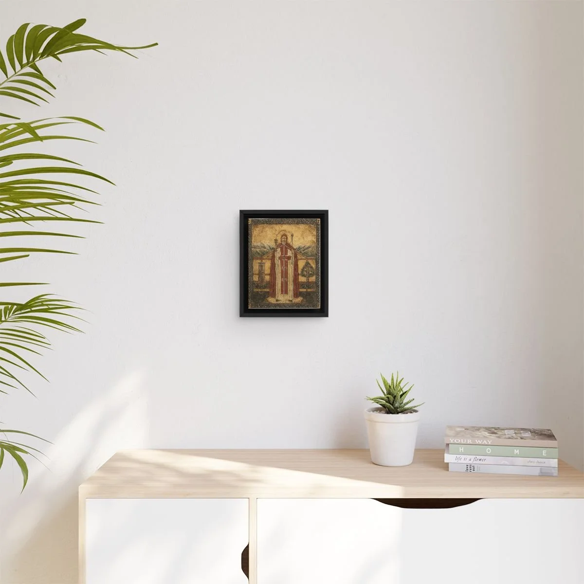 Saint John Maron icon on gallery-wrapped canvas, product photo 3