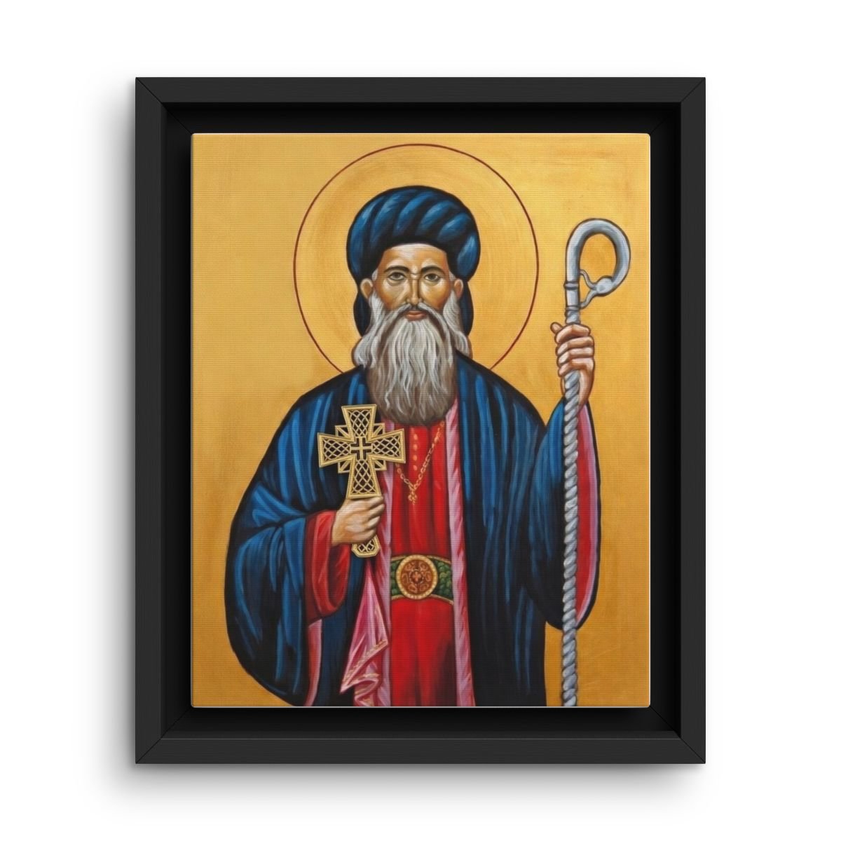 Saint Gregorios of Parumala framed canvas icon print