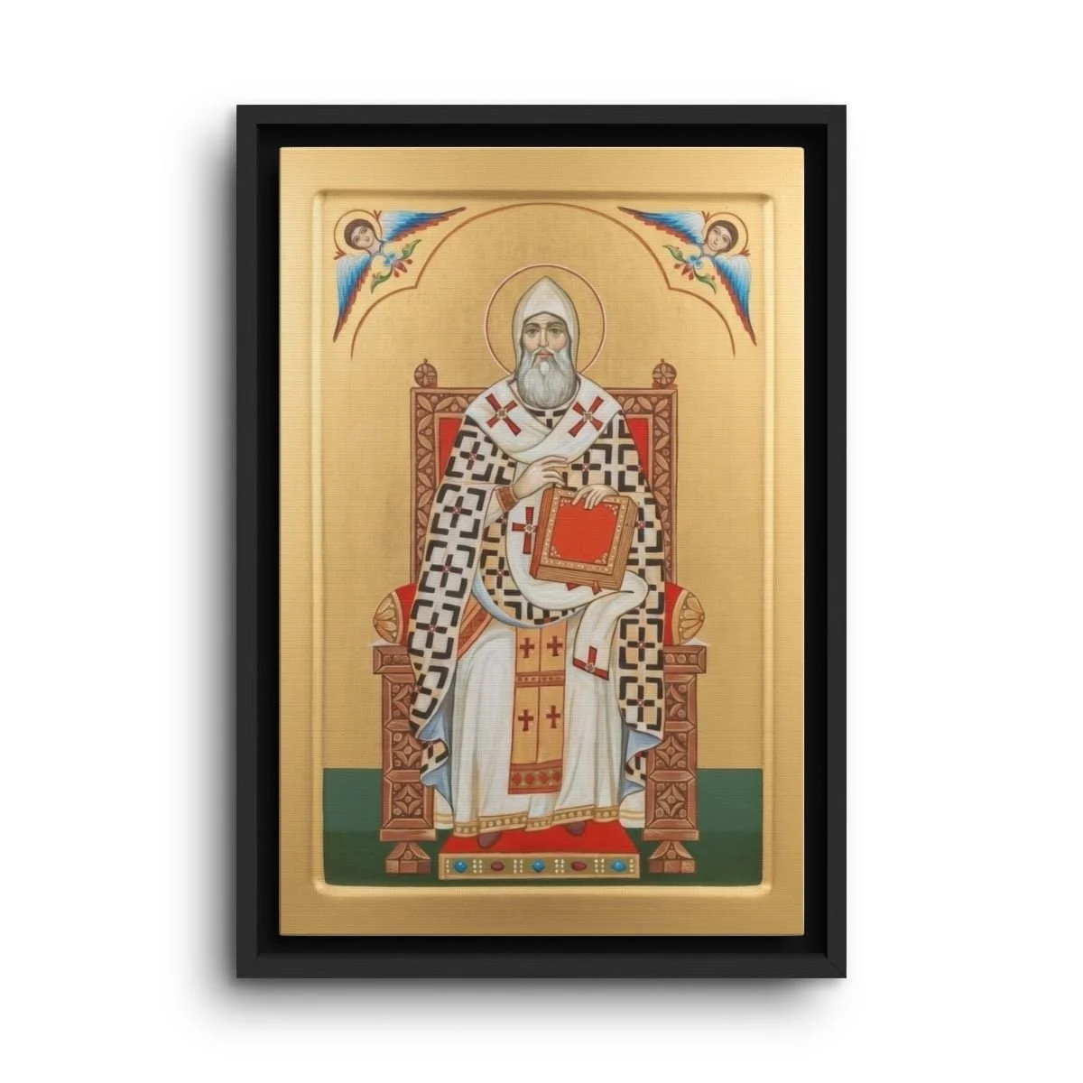 Saint Nerses the Gracious framed canvas icon print
