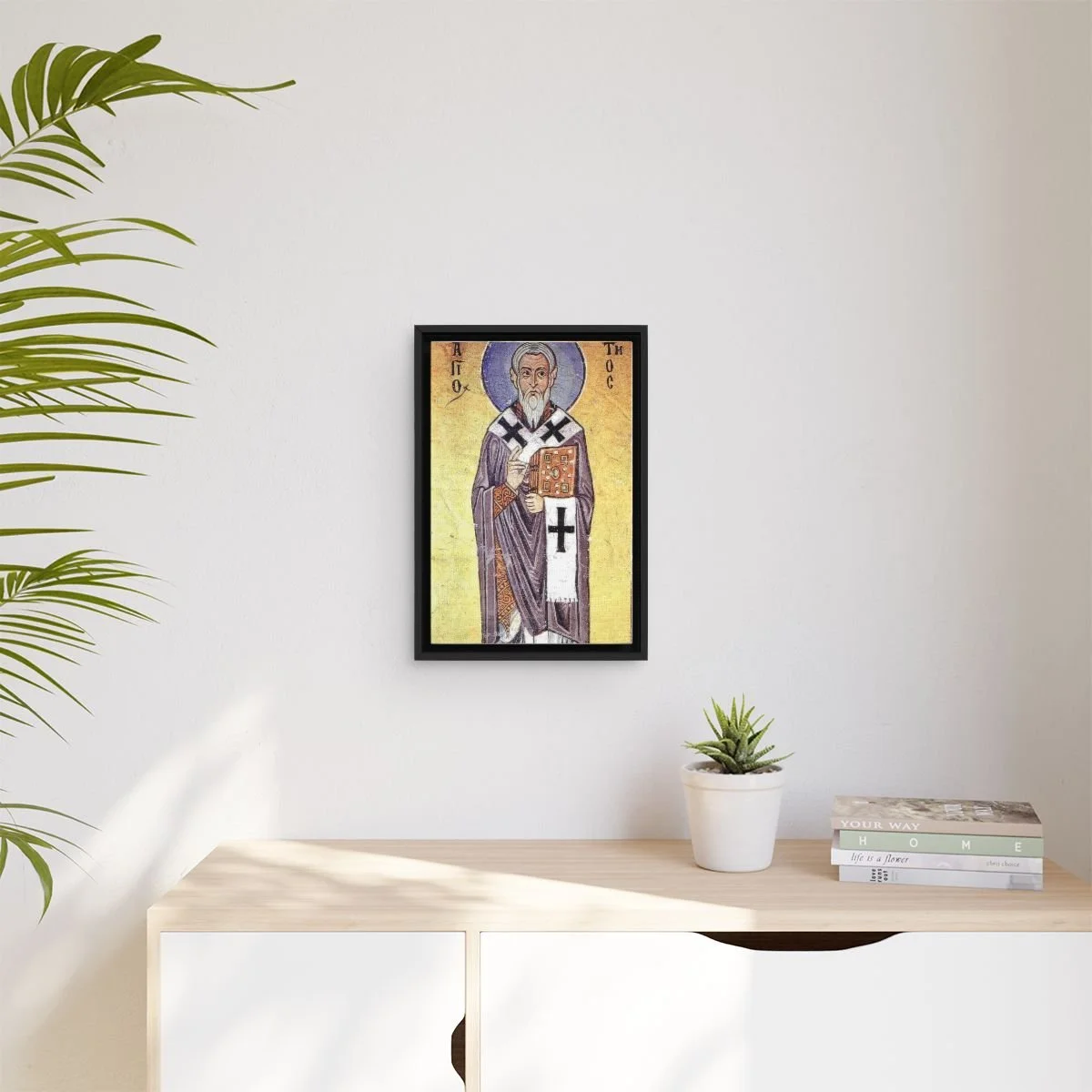 Ignatius of Antioch (Mor Ignatius Nurono) icon on gallery-wrapped canvas, product photo 3