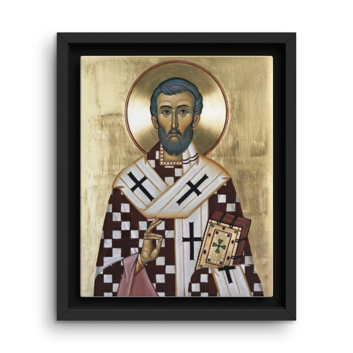 Saint Frumentius (Abba Selama Kassate Birhan) framed canvas icon print