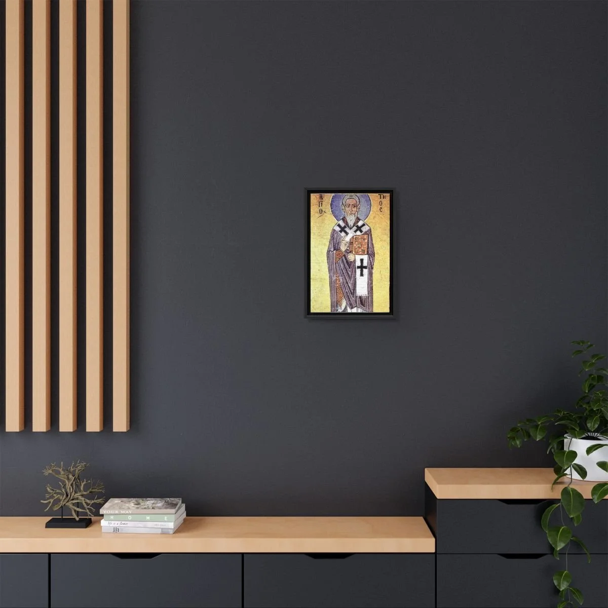 Ignatius of Antioch (Mor Ignatius Nurono) icon on gallery-wrapped canvas, product photo 4