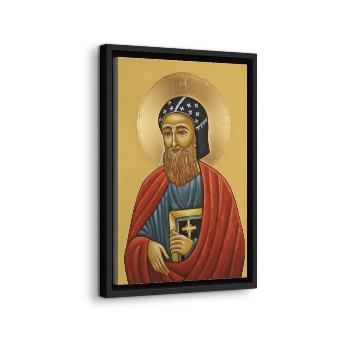 Saint Jacob (Mor Yaqub) Baradaeus icon on gallery-wrapped canvas, product photo 2