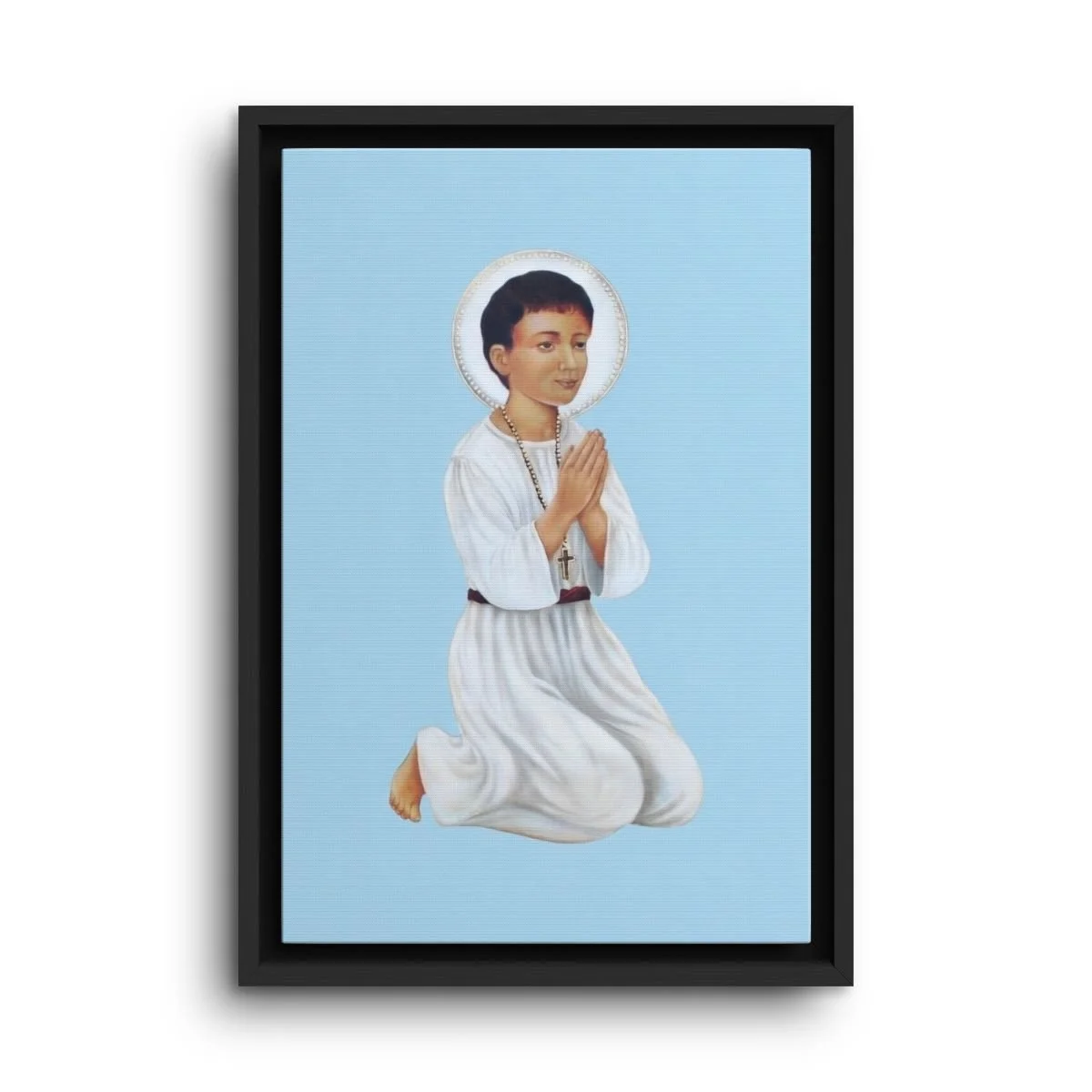 Saint Abanoub framed canvas icon print