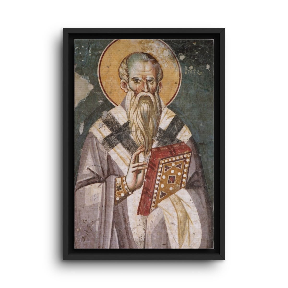 St. Clement of Ohrid framed canvas icon print