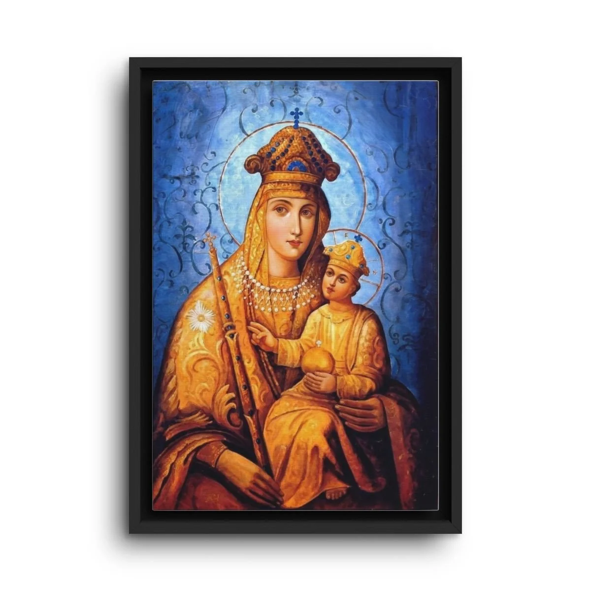 The Belynichskaya Icon of the Mother of God framed canvas icon print