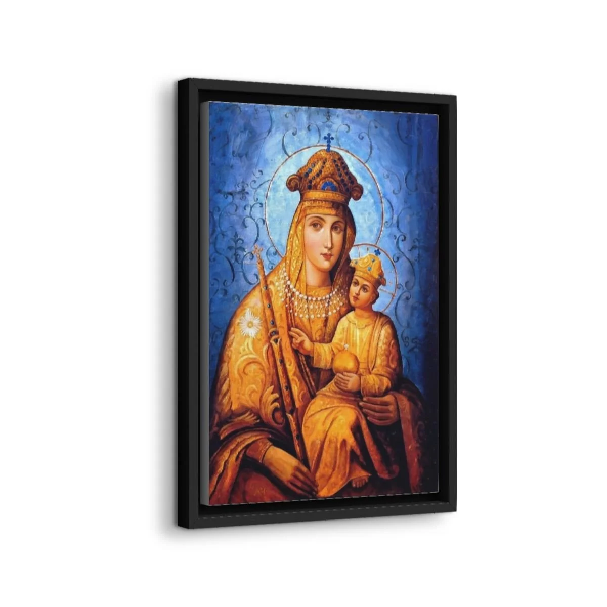 The Belynichskaya Icon of the Mother of God icon on gallery-wrapped canvas, product photo 2