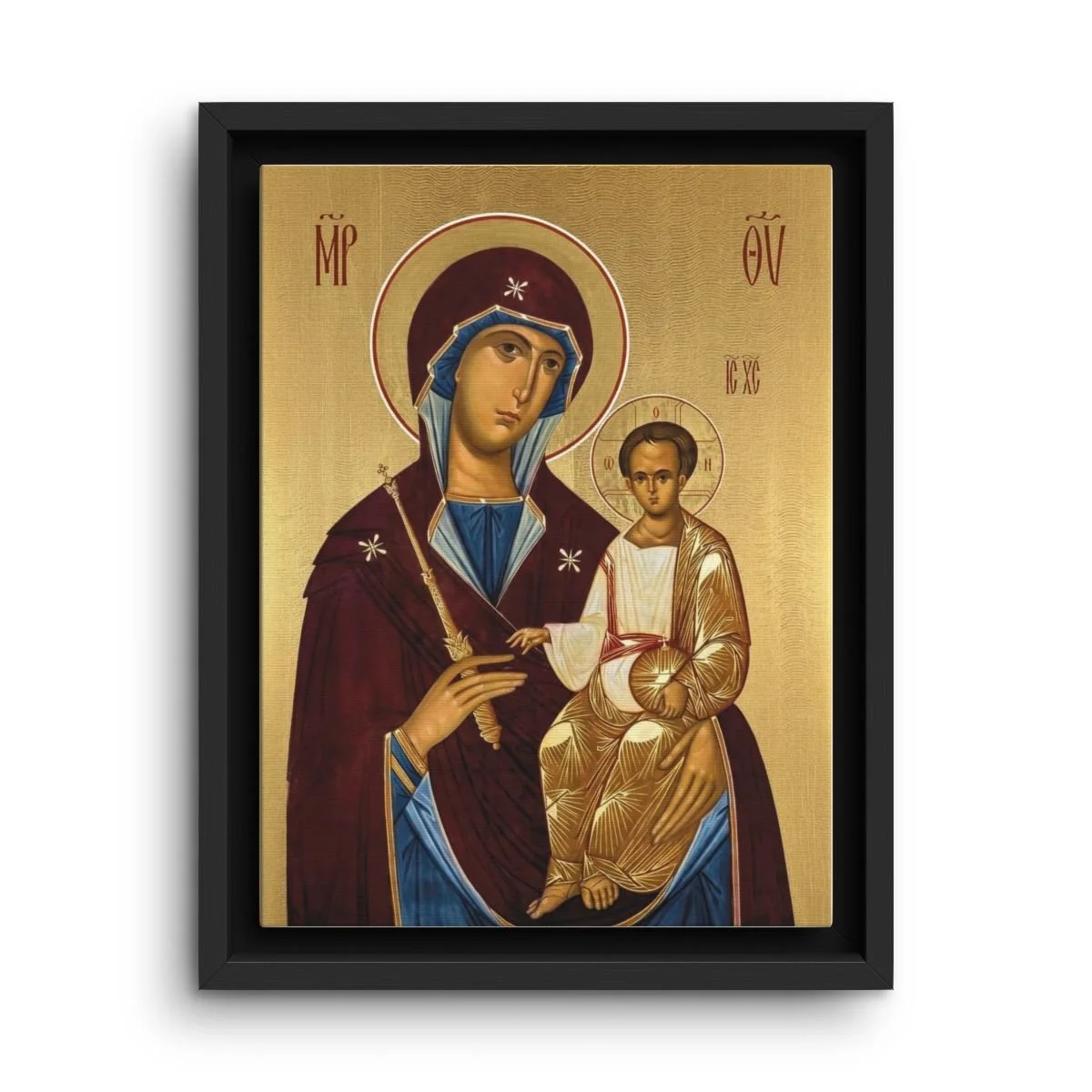 Minskaya Icon of the Mother of God framed canvas icon print