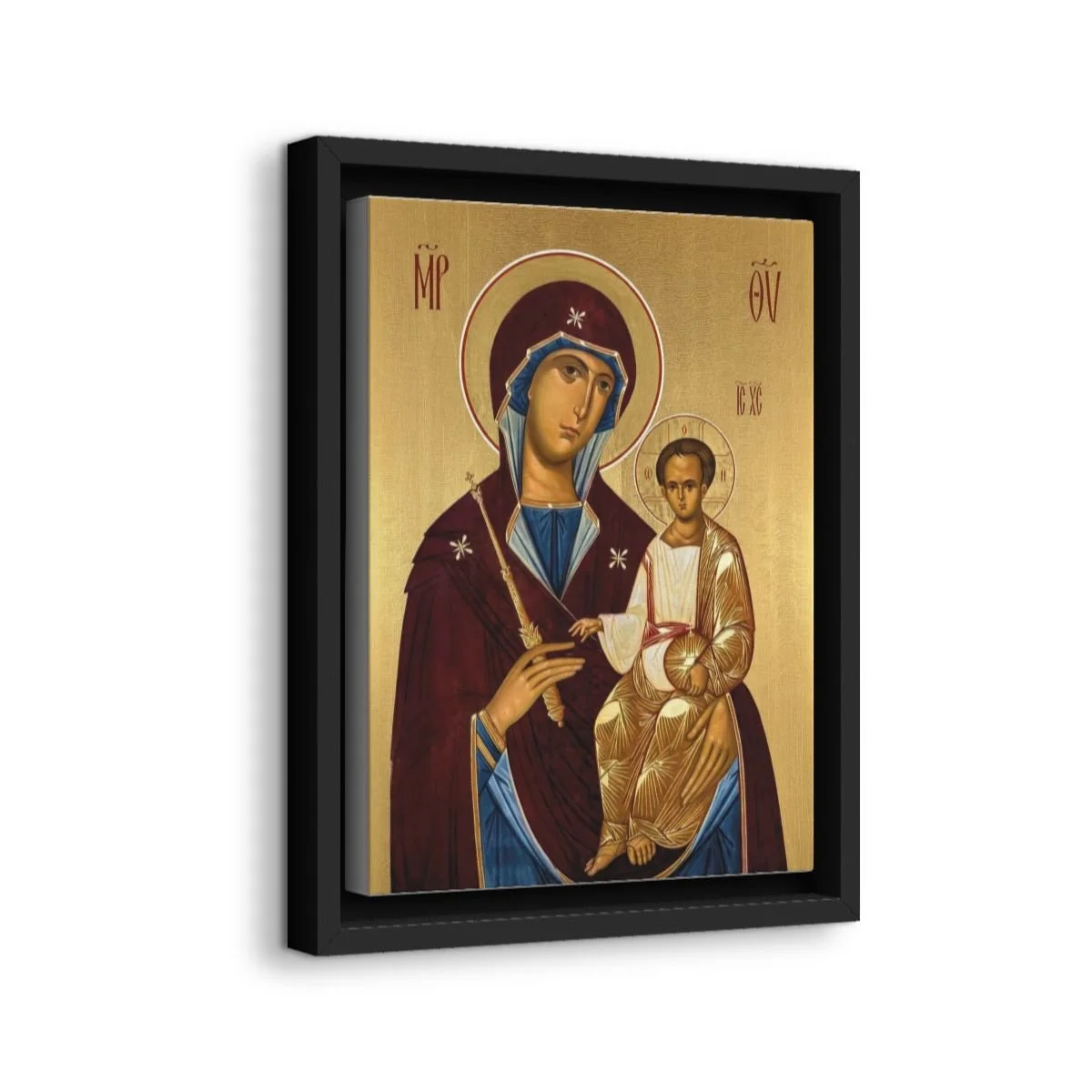 Minskaya Icon of the Mother of God icon on gallery-wrapped canvas, product photo 2