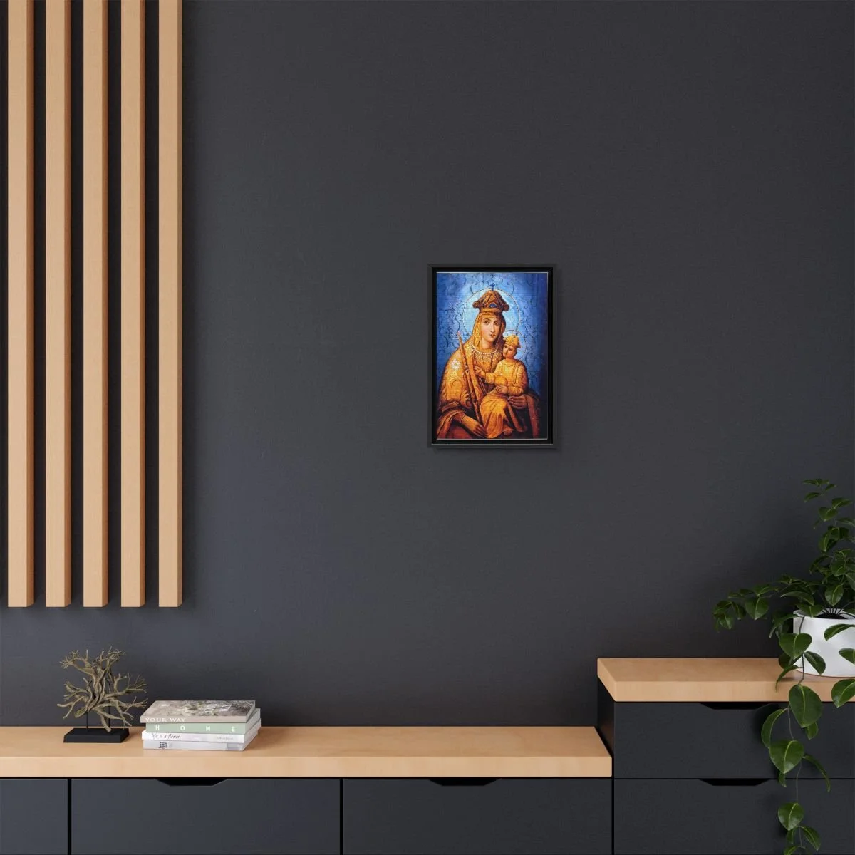 The Belynichskaya Icon of the Mother of God icon on gallery-wrapped canvas, product photo 4