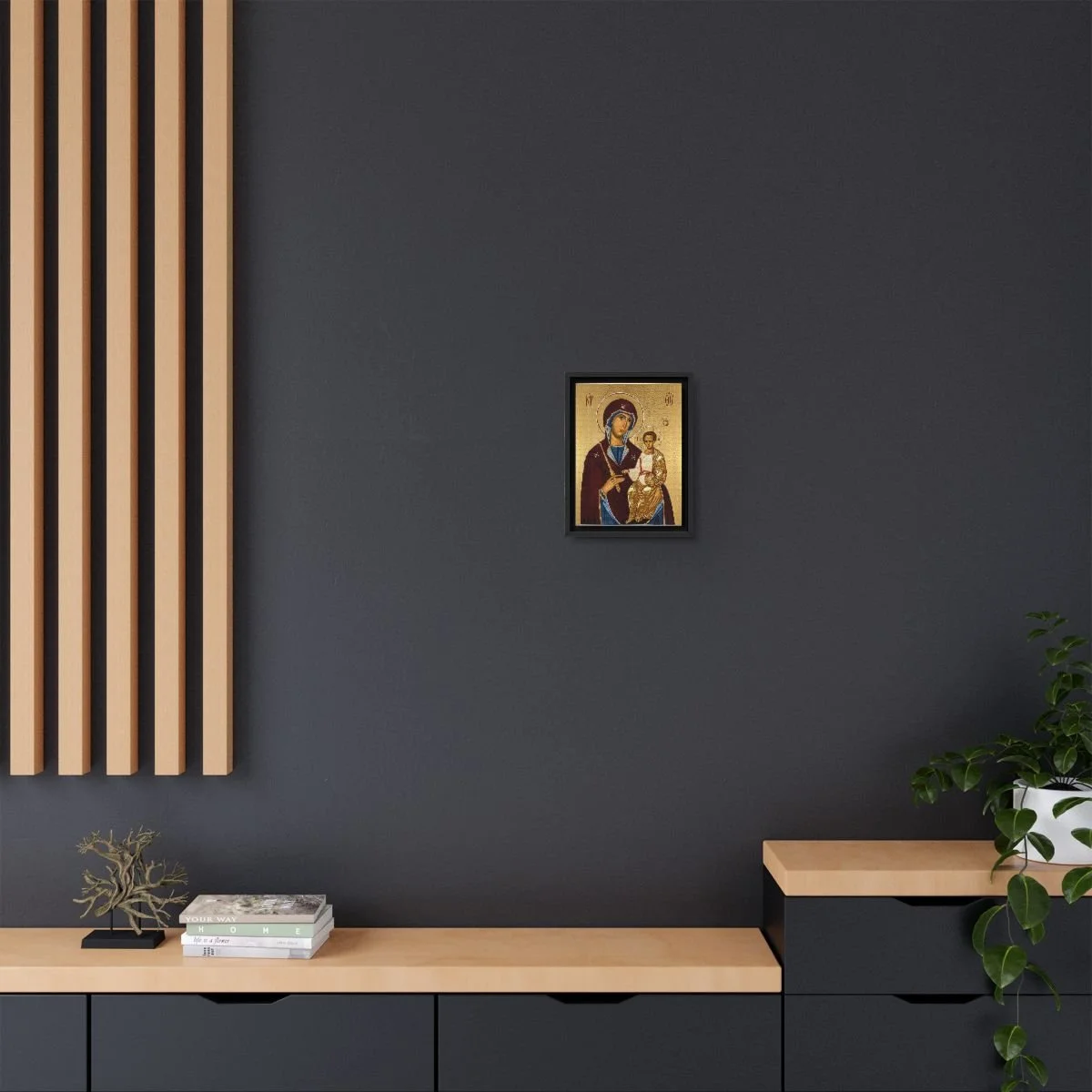 Minskaya Icon of the Mother of God icon on gallery-wrapped canvas, product photo 4