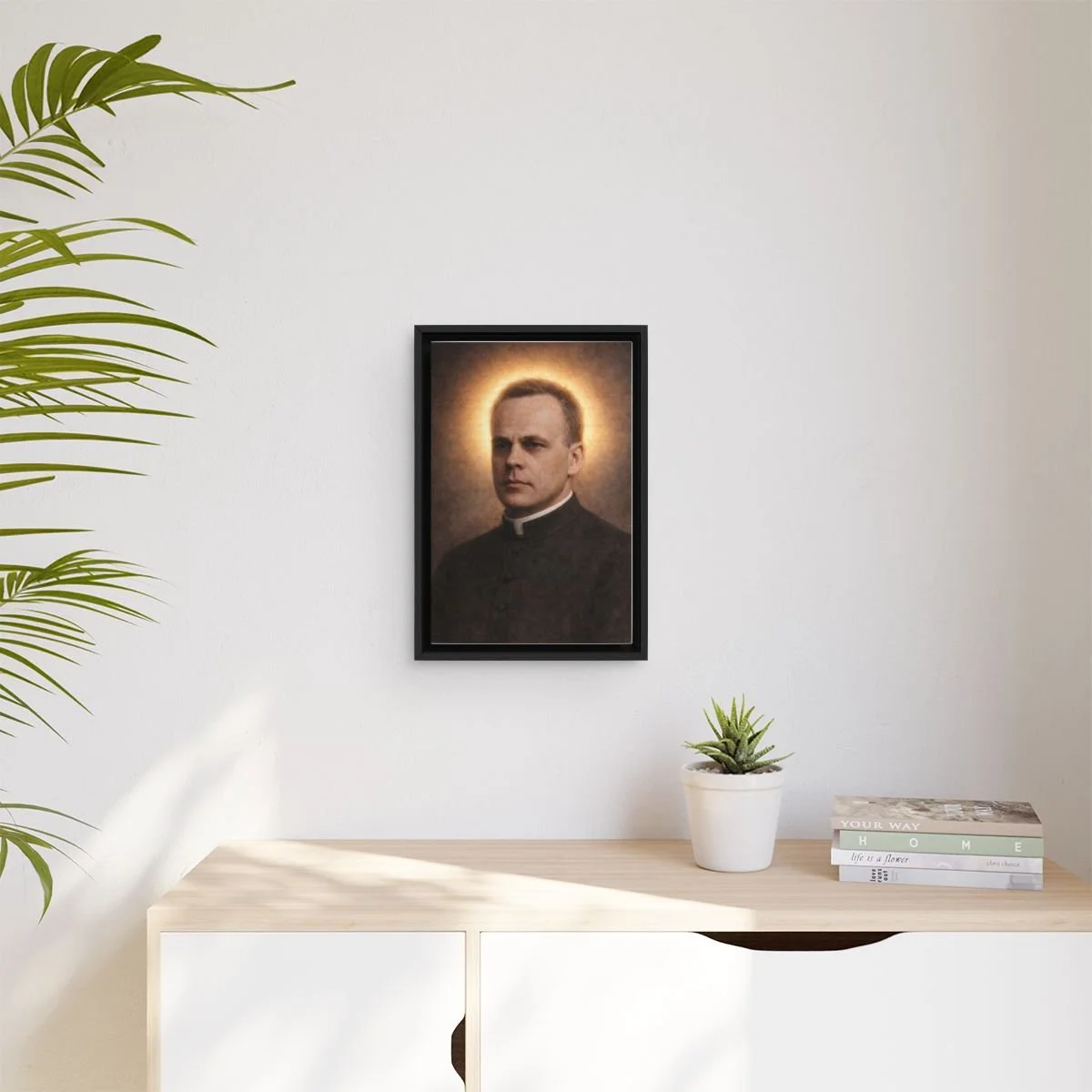 Blessed Mieczysław Bohatkiewicz icon on gallery-wrapped canvas, product photo 3