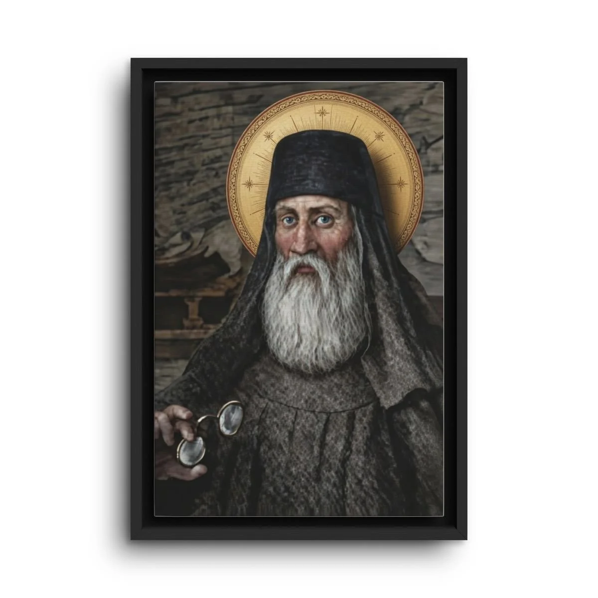 Saint Simon of Polotsk framed canvas icon print