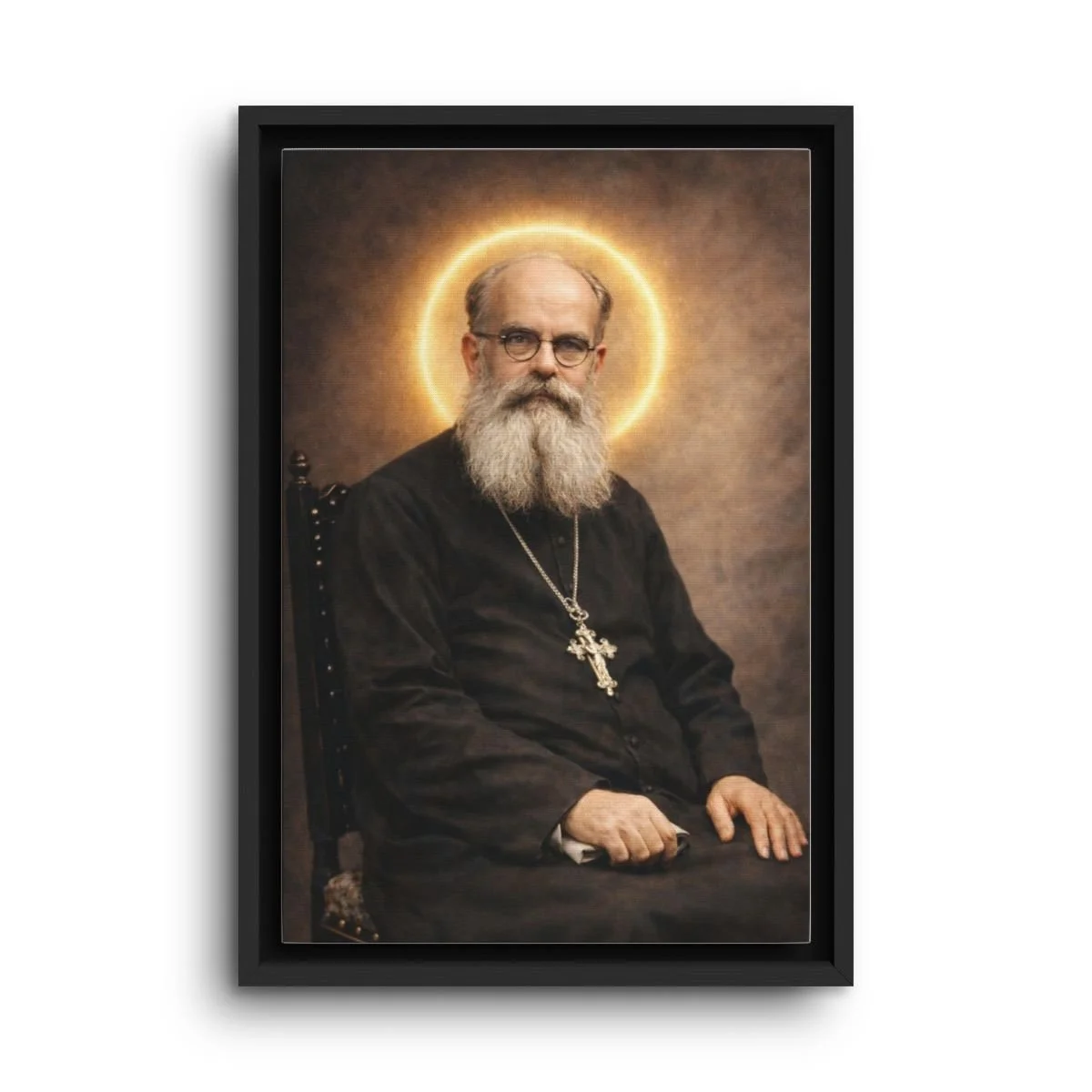 Servant of God Fabijan Abrantovich framed canvas icon print