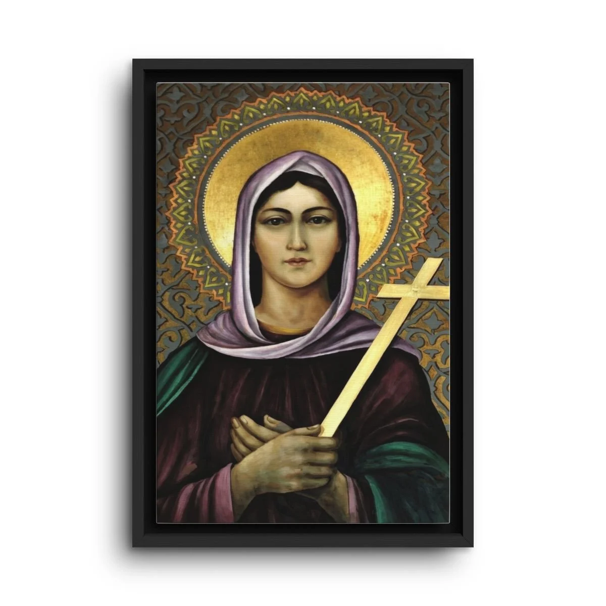 Saint Hripsime framed canvas icon print