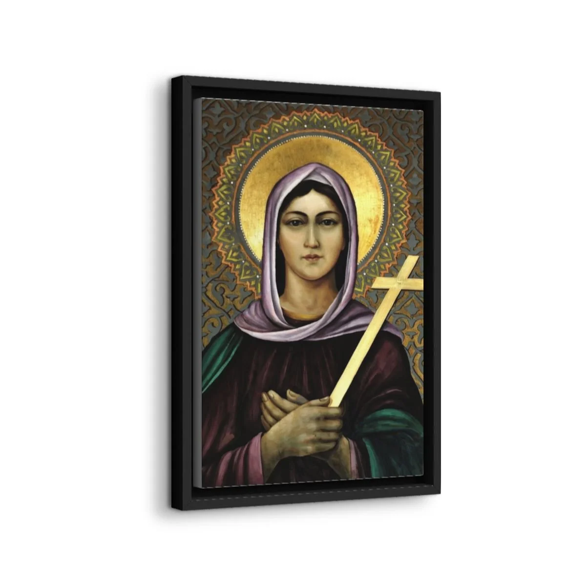 Saint Hripsime icon on gallery-wrapped canvas, product photo 2