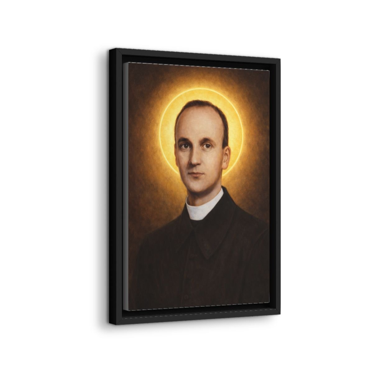 Blessed Marian Skrzypczak icon on gallery-wrapped canvas, product photo 2