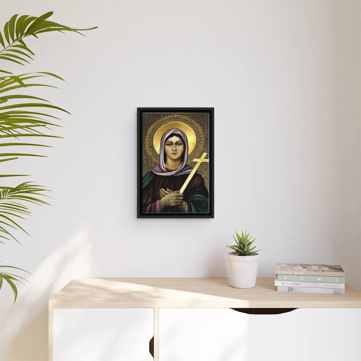Saint Hripsime icon on gallery-wrapped canvas, product photo 3