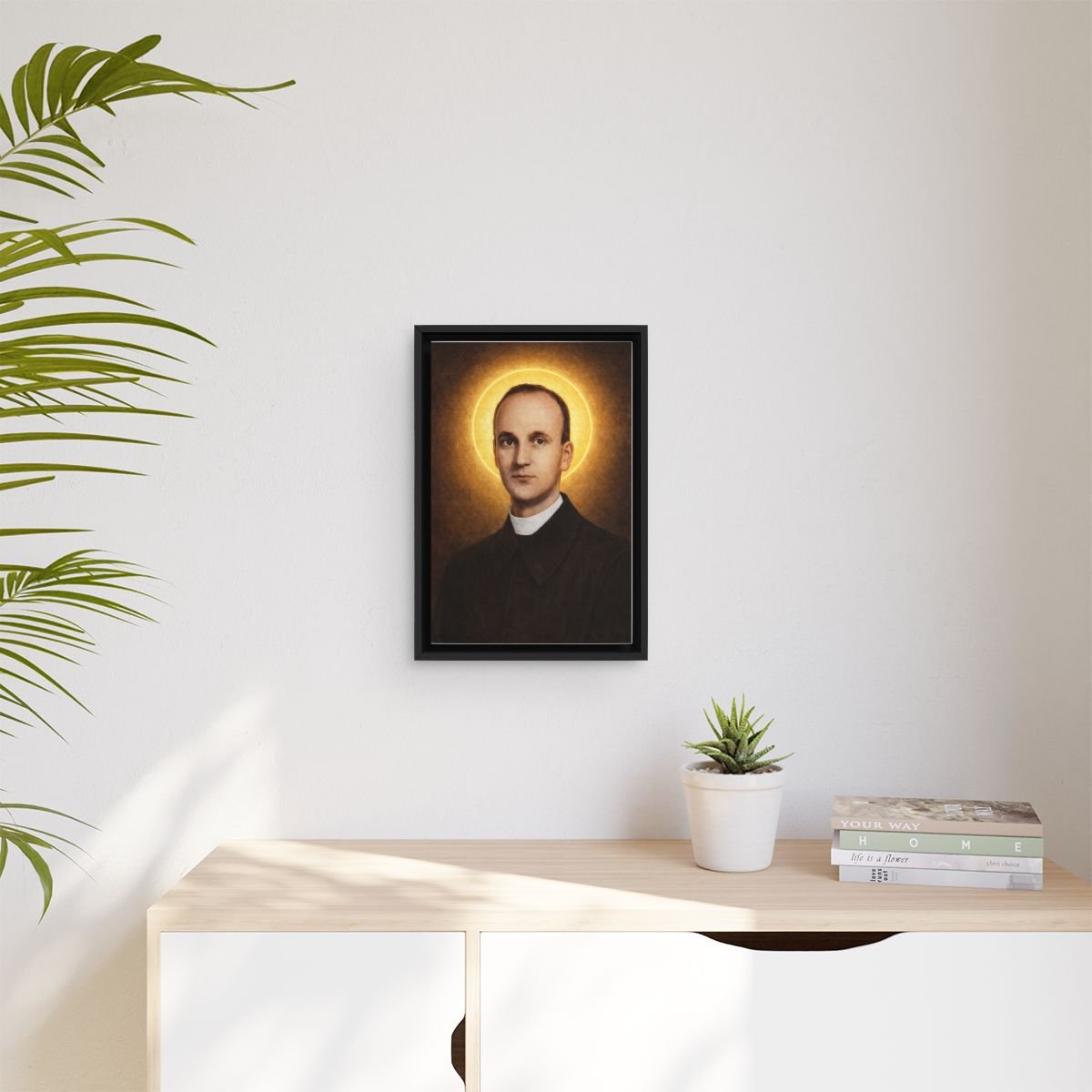 Blessed Marian Skrzypczak icon on gallery-wrapped canvas, product photo 3