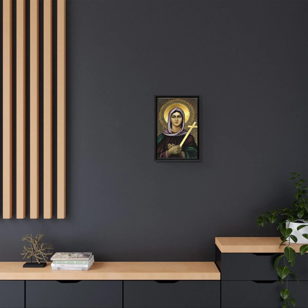 Saint Hripsime icon on gallery-wrapped canvas, product photo 4