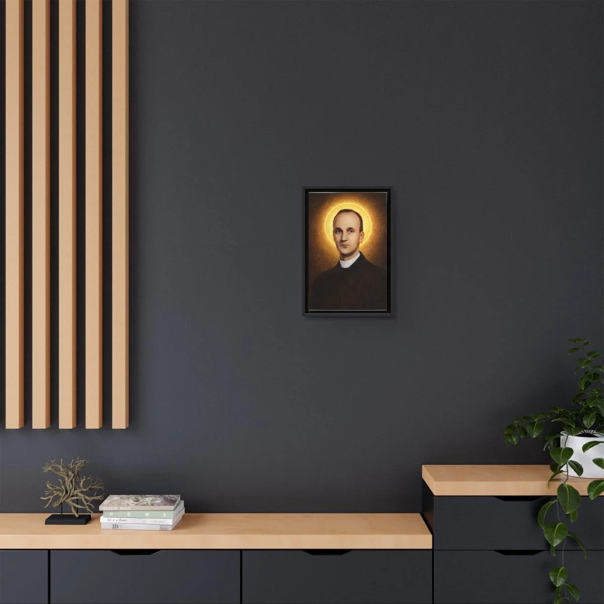 Blessed Marian Skrzypczak icon on gallery-wrapped canvas, product photo 4