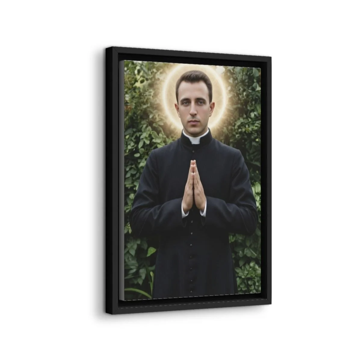 Blessed Dom Kurti (Shtjefën Kurti) icon on gallery-wrapped canvas, product photo 2