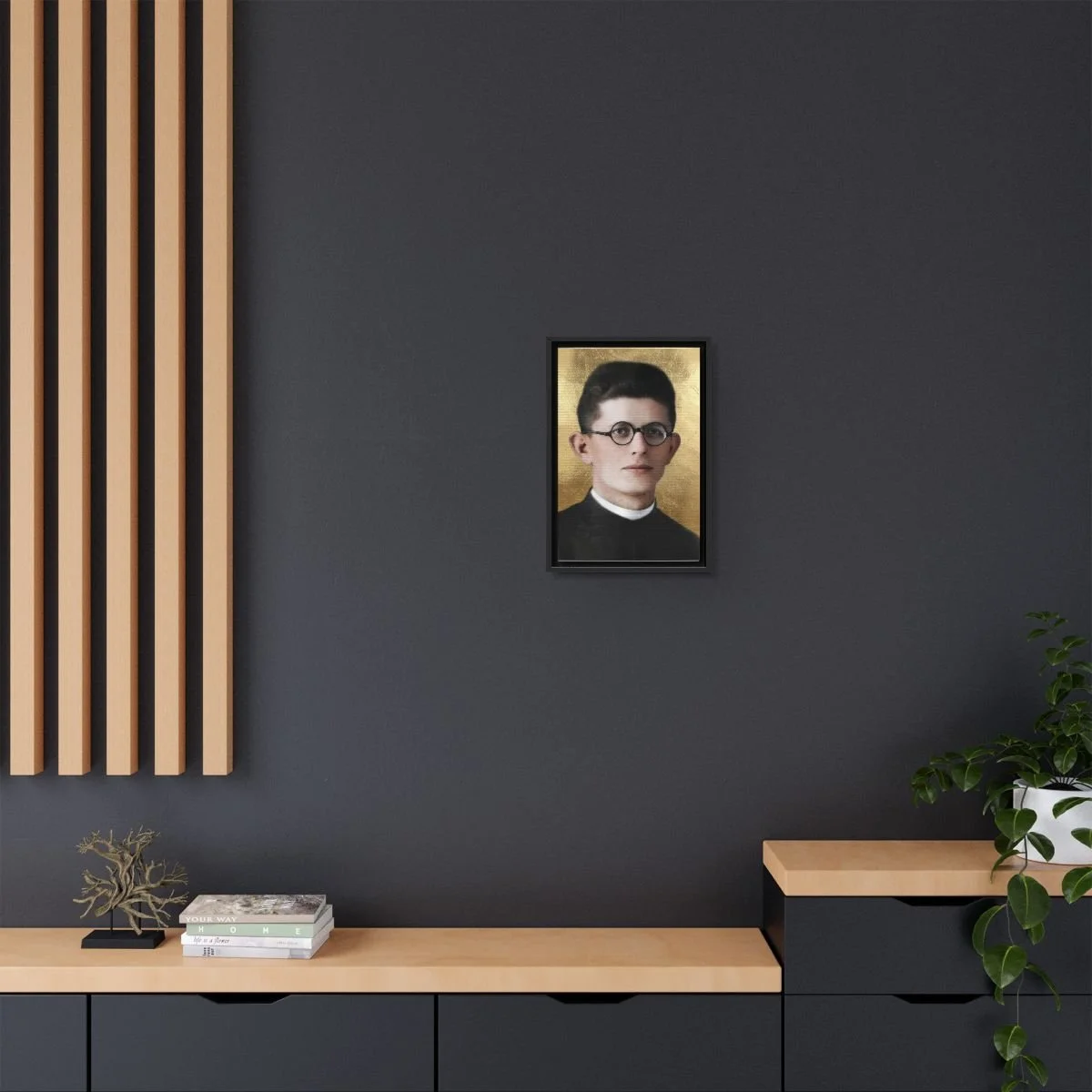 Blessed Mark Çuni icon on gallery-wrapped canvas, product photo 4