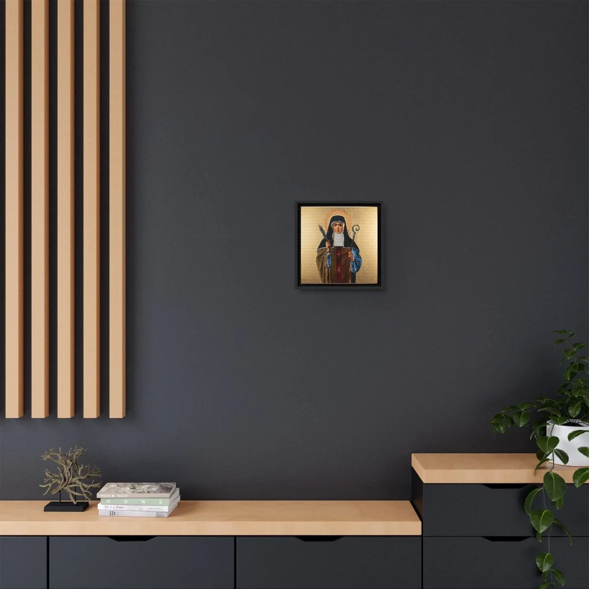 Saint Gayane icon on gallery-wrapped canvas, product photo 4