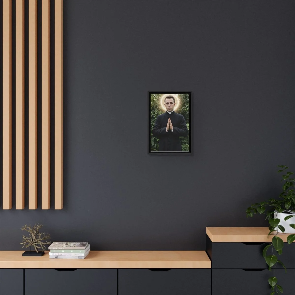 Blessed Dom Kurti (Shtjefën Kurti) icon on gallery-wrapped canvas, product photo 4