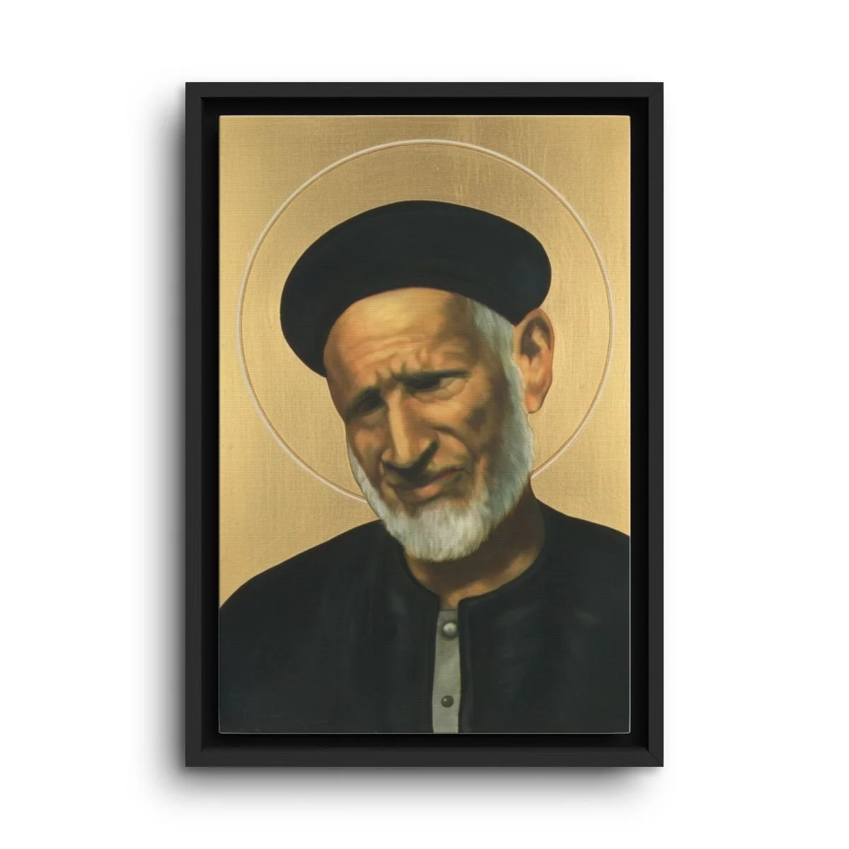 Saint Abd el‑Masih al‑Manahry framed canvas icon print
