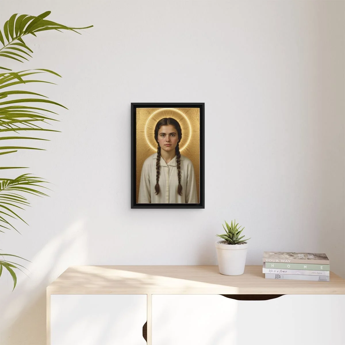 Blessed Maria Tuci icon on gallery-wrapped canvas, product photo 3