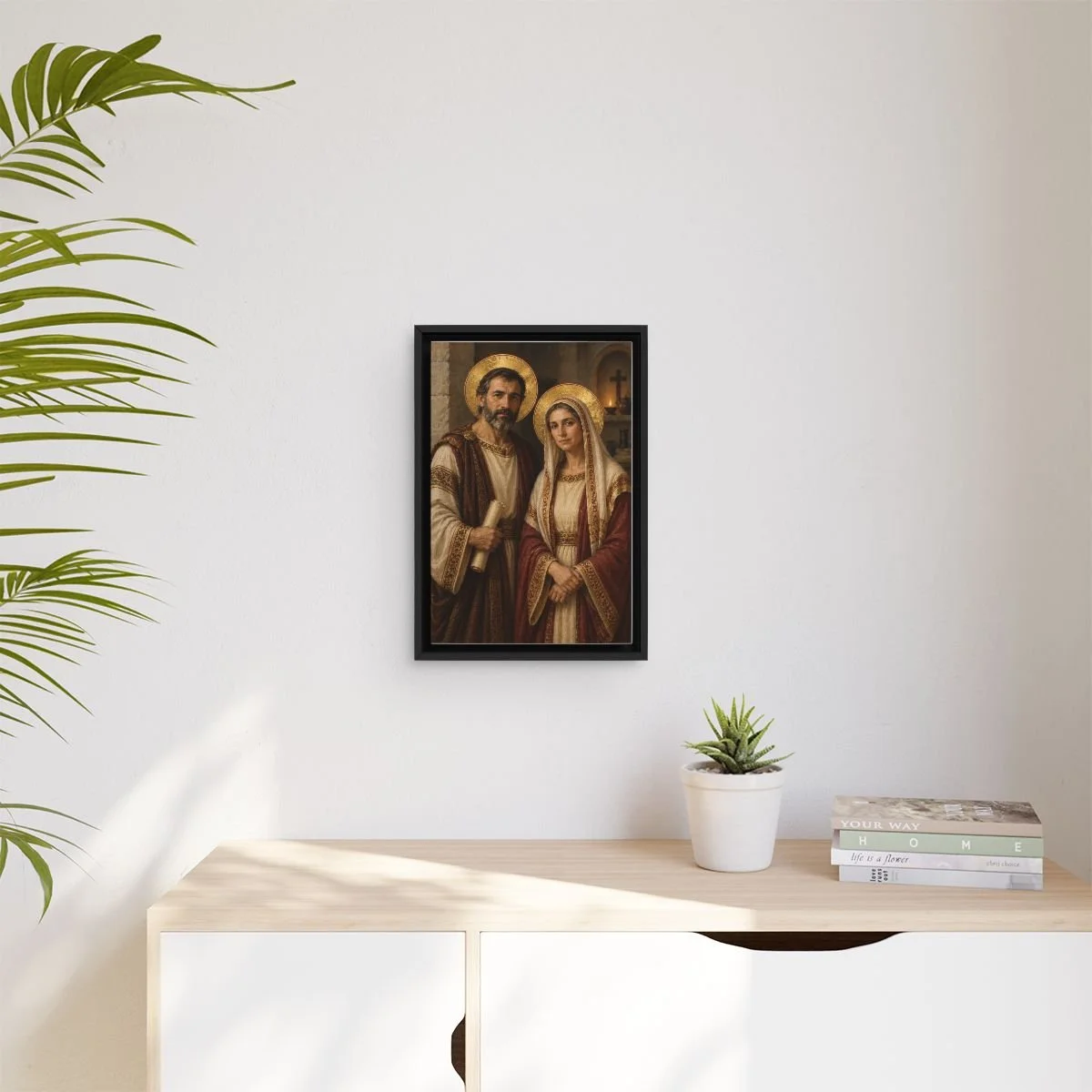 St. Basil the Blessed Fool for Christ icon on gallery-wrapped canvas, product photo 3