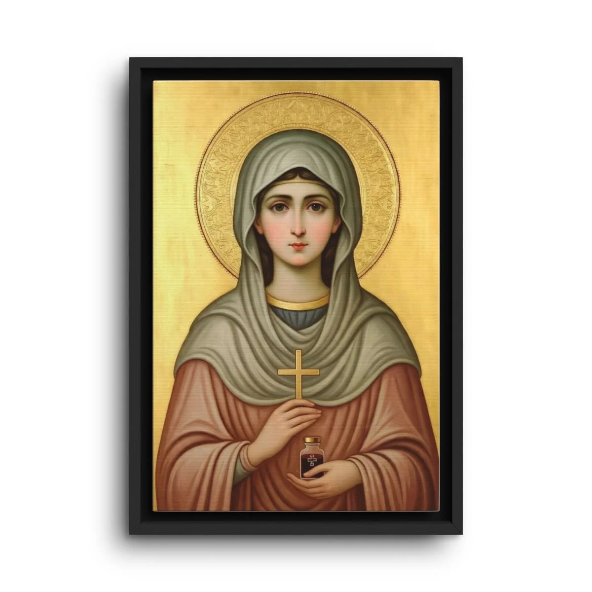 Saint Anastasia framed canvas icon print